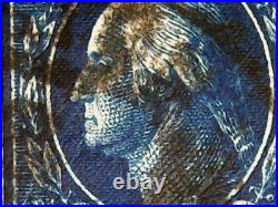 US Post stamps ERROR 1917,504b, Block of 4, UNIQUE All 4-double Impression, Rare