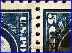 US Post stamps ERROR 1917,504b, Block of 4, UNIQUE All 4-double Impression, Rare