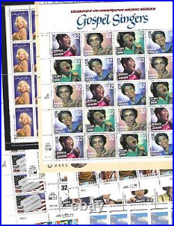 US SHEETS MNH COLLECTION-ALL 32c-FV 362.24