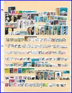 US Stamp Collection 1890s-1990s Approx. 1575 Stamps All Different Incl. BOB