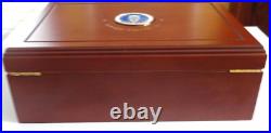 United States Air Force Air Weather Service Wood Keepsake Box Key Lock Medallion