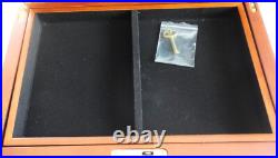 United States Air Force Air Weather Service Wood Keepsake Box Key Lock Medallion