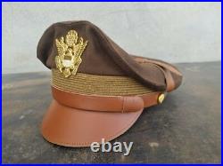 United States US Army crusher HAT Military Officer Uniform Cap All sizes