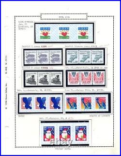 Us 1980-1987 Collection Of 118 Coils, All In Strips Of 3, Except 4 Are In Pairs