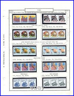 Us 1980-1987 Collection Of 118 Coils, All In Strips Of 3, Except 4 Are In Pairs