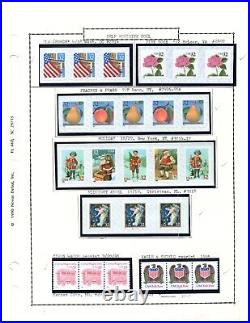 Us 1980-1987 Collection Of 118 Coils, All In Strips Of 3, Except 4 Are In Pairs
