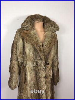 VINTAGE Fur Coat Womens Small