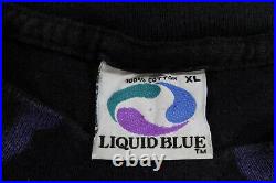 VINTAGE Liquid Blue DUNGEONS & DRAGONS All Over Print T Shirt XL single stitch