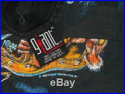 VTG 90s AEROSMITH Band T-Shirt 1993 ALL OVER PRINT Get A Grip GIANT Tags USA XL
