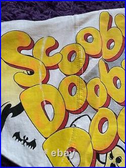 VTG 90s Nascar Cartoon Network Scooby Doo Racing T Shirt All Over Print NM
