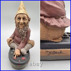 VTG SIGNED Cairne Tom Clark Showtime 1997 Gnome Sculpture 62/5324 7×7