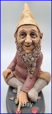 VTG SIGNED Cairne Tom Clark Showtime 1997 Gnome Sculpture 62/5324 7×7