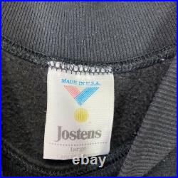 VTG United States Army Black Sweatshirt Size L Jostens USA Made Black Pullover