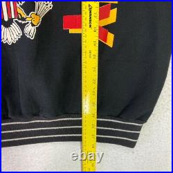 VTG United States Army Black Sweatshirt Size L Jostens USA Made Black Pullover
