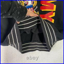 VTG United States Army Black Sweatshirt Size L Jostens USA Made Black Pullover