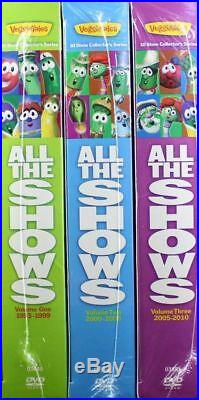 VeggieTales Volume 1-3 All The Shows 1993-2010 NEW 6 DVD Set 30 Collector Shows