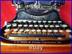 Vintage 1932 CORONA SPECIAL Folding Portable Typewriter All Working