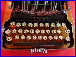 Vintage 1932 CORONA SPECIAL Folding Portable Typewriter All Working