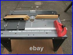 Vintage 1970's Amersaw Router & Saber Saw Table Complete with all accessories