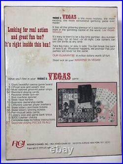 Vintage 1974 Athol Game Co Weekend In Vegas. 12 Games In All. Gambling Game