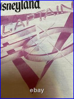 Vintage 1986 Disneyland Captain EO Premier Michael Jackson T-Shirt Med