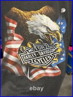 Vintage 1987 Harley Davidson Eagle 3D Emblem