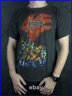 Vintage 1988 Slayer World Sacrifice Tour T-Shirt