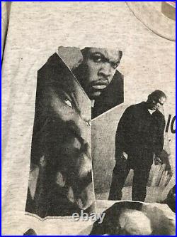 Vintage 1992 Ice Cube All Over Print T Shirt Rap Tee Size XL Westside Connection