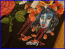 Vintage 1992 Ozzy Osbourne All Over Print T Shirt XL Tattoo Winterland