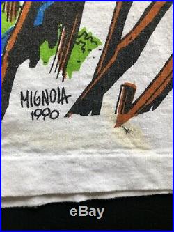 Vintage 1993 ALIENS vs PREDATOR all over print t-shirt Tank horror movie 90s XL