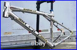 Vintage 1993 GT Zaskar LE Mountain Bike Frame Ball Burnished All Terra Hans Rey