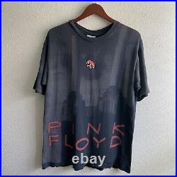 Vintage 1993 Pink Floyd Animals All Over Print Shirt