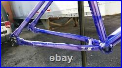 Vintage 1995 GT Zaskar 18 Mountain Bike Frame INK BLUE All Terra Hans Rey