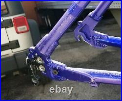 Vintage 1995 GT Zaskar 18 Mountain Bike Frame INK BLUE All Terra Hans Rey