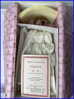Vintage 1997 United States Historical Society Porcelain Doll Louise 875/1,510