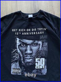 Vintage 50 Cent Rap Tee T-Shirt XL size