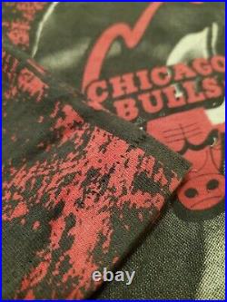 Vintage 90's Chicago Bulls All Over Print T Shirt XXL Horace Grant Salem NBA