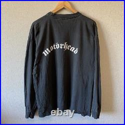Vintage 90s Motorhead Bastards Longsleeve Shirt Tee XL Rare Lemmy Grunge