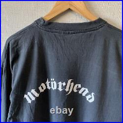 Vintage 90s Motorhead Bastards Longsleeve Shirt Tee XL Rare Lemmy Grunge