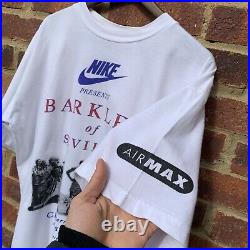 Vintage 90s Nike Charles Barkley Nike Commercial Promo All Over Print T-Shirt, L
