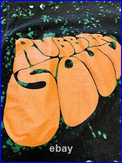 Vintage Beatles Rubber Soul All Over Print Tour Band Shirt Mens L 80s 90s RARE