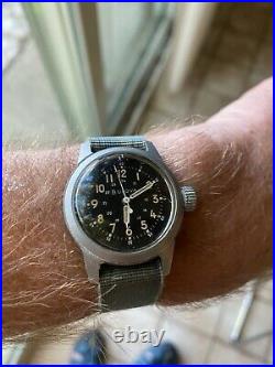 Vintage Bulova A17A Navigation Hacking Military Pilots All Original Men's Watch