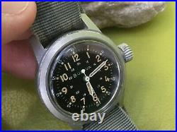 Vintage Bulova A17A Navigation Hacking Military Pilots All Original Men's Watch