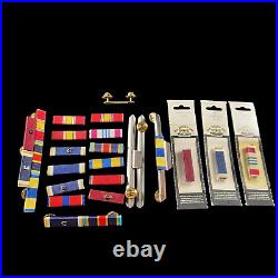 Vintage Collection 21 All Original US USA United States Military Bars/Robbins