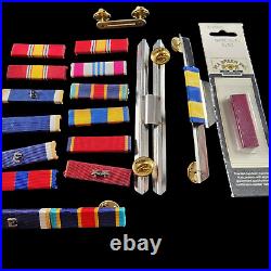 Vintage Collection 21 All Original US USA United States Military Bars/Robbins