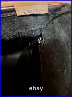 Vintage DOONEY BOURKE Black All Weather Large Leather Carrier Bag Handbag Purse