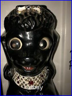 Vintage French Poodle-kit Kat Clock- Black Poodle, All Original, Refurbished