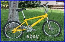 Vintage HUFFY BMX 20 MJ-12 Classic Freestyle Bike Bicycle ALL ORIGINAL Yellow
