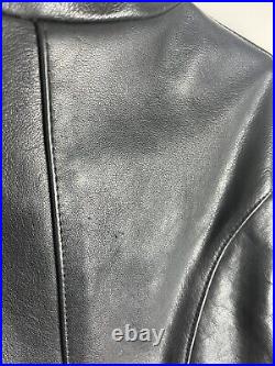 Vintage Leather Biker Jacket Fashions By Rose MADE IN USA Size Small