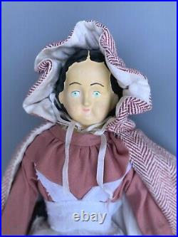 Vintage LinMac Dolls Linda MacLennon Reproduction Doll 12 Tall Paper-Mache 1986